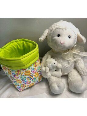 Gund Nursery Time Lamb White Animated Plush Toy Lena Nursery Rhymes Baby Gift